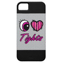 Liebe-Strumpfhosen des Emo Augen-Herz-I Etui Fürs iPhone 5