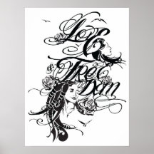 Liebe u. Freiheit Posterdrucke