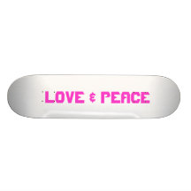 LIEBE U. FRIEDEN PERSONALISIERTES SKATEBOARD