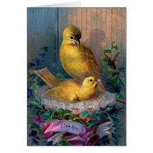 Liebe-Vogel-Karte