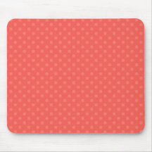 Light orange polka dots mousepad
