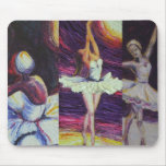 Lila Ballerina-Mausunterlagen Mousepads