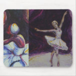 Lila Ballerina-Mausunterlagen Mousepads