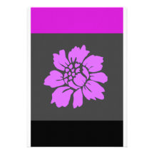 lila Blume Individuelle Ankündigungen