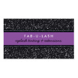 Lila Schwarzes des modernen trendy Glitters DER GE Visitenkarten Vorlagen