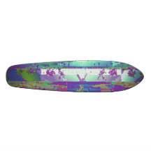 Lila Sonnenuntergang Personalisiertes Skateboarddeck