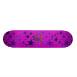 Lila und angestarrtes Skatebored Personalisiertes Deck