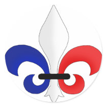 Lilien-Frankreich-Flaggenfarben