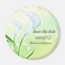 LilienblumenSave the Date Magnet Magnets