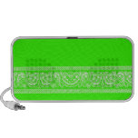 Limoner grüner Paisleybandana-Gekritzel-Lautsprech