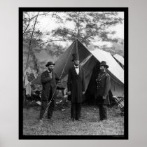 Lincoln, Pinkerton und McClernand 1862
