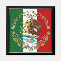 L'indépendance/révolution de 2010 Mexicains Magnets Pour Réfrigérateur