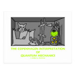 L'interprétation de Copenhague de la mécanique qua Carte Postale