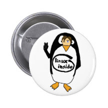 Linux Inside disfraz Botones