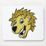 Lion de bande dessinée tapis de souris