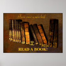 LISEZ une affiche éducative d'instruction de LIVRE