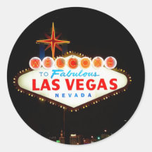 Lit de signe de Vegas Autocollants