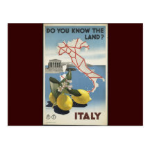 L'Italie Carte Postale