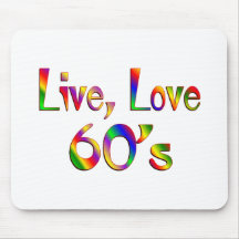 LiveLiebe-60er Mauspads