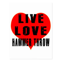 LiveLiebe-HammerThrow Postkarten