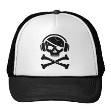 Logo der Musik-Piraten-Piraterie Anti-RIAA Netzkappen
