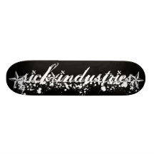 Logo en difficulté d'industries skateboards personnalisables