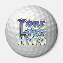 Logo-Golfball-Magnet Kühlschrankmagnete