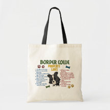 Lois 4 de propriété de border collie sacs