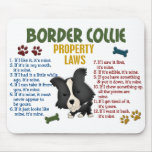 Lois 4 de propriété de border collie tapis de souris