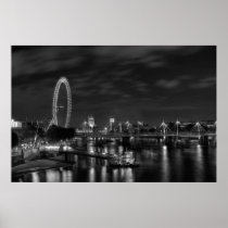 London-Auge in Schwarzweiss