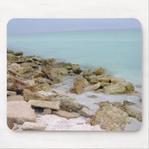 Longboat-Schlüsselstrand-Ozean Mauspads
