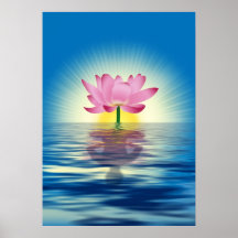 Lotus-Reflexion Plakat