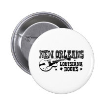 Louisiana schaukelt Knopf Anstecknadelbutton
