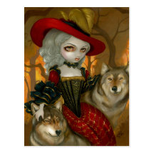 "Loup-Garou:  d'Automne" Postkarte