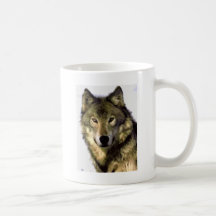 Loup gris mugs à café