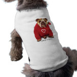 LOVE-A-BULL doggy t-shirt Pet Clothes