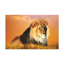 Löwe Leinwanddruck