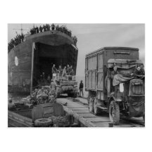 LST 368, der in Anzio entlädt Postkarten