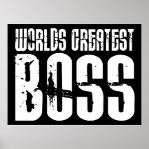 Lustige Büro Humor-Chefs: Der bestste Chef der Wel Plakat