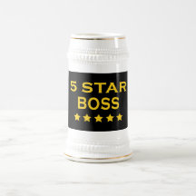 Lustige coole Chefs: Fünf Stern-Chef Kaffeetassen