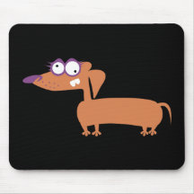 Lustige Dackel Mousepad