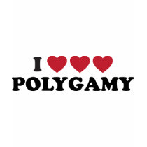 Lustige i-Herz-Polygamie