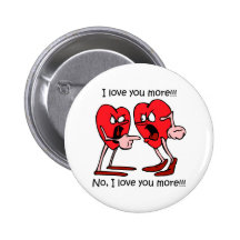 Lustige Liebe Anstecknadelbuttons