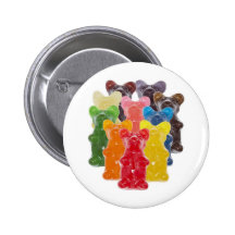 Lustige niedliche gummiartige Bär Herden Anstecknadelbutton
