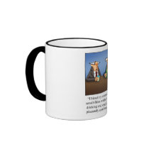 Lustige Politik und trinkendes Cartoon-Geschenk!