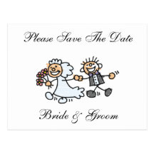 Lustige Save the Date Karte Postkarten
