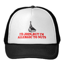 Lustiger Atheist Baseballkappen