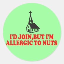 Lustiger Atheist Sticker