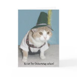 Lustiger Katzen-Deutsch-Geburtstag