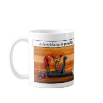 Lustiger motivierend Becher